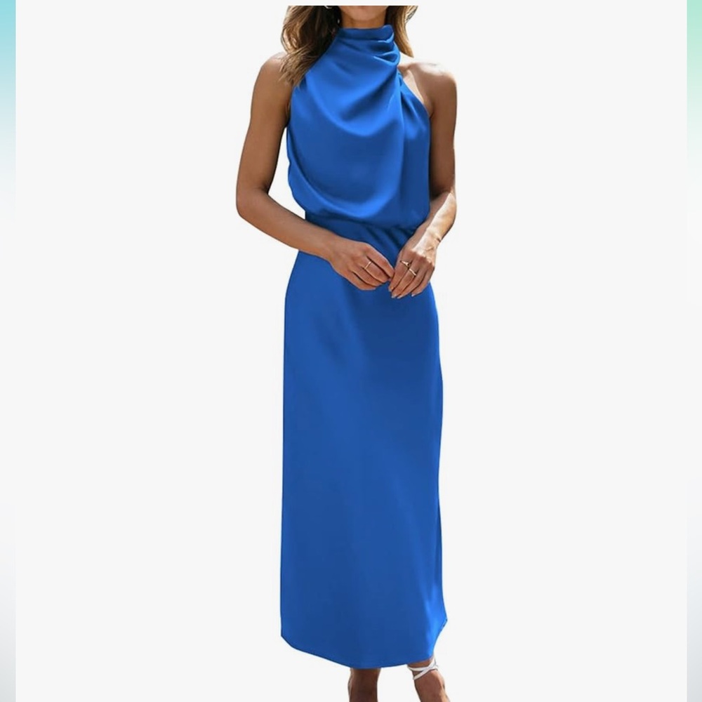 Btfbm sleeveless cocktail dress mock neck style